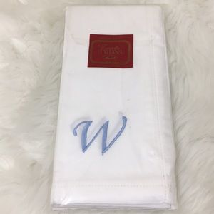 Italian Tavola Mirabelle Sateen Monogram Napkins
